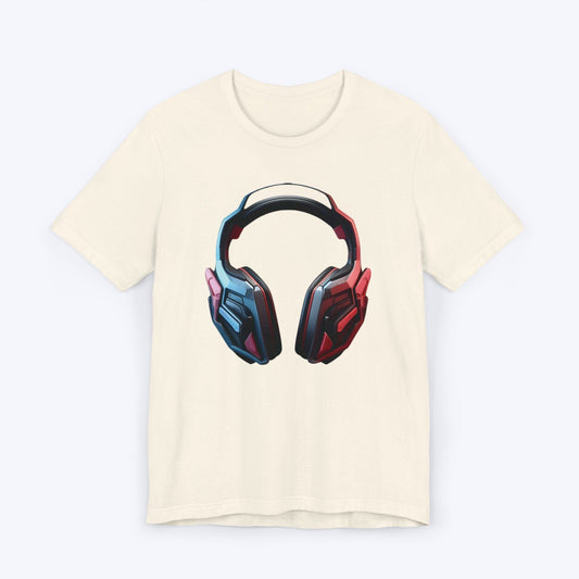 T-Shirt Natural / S Cyber Tunes Audiophile Headset T-shirt