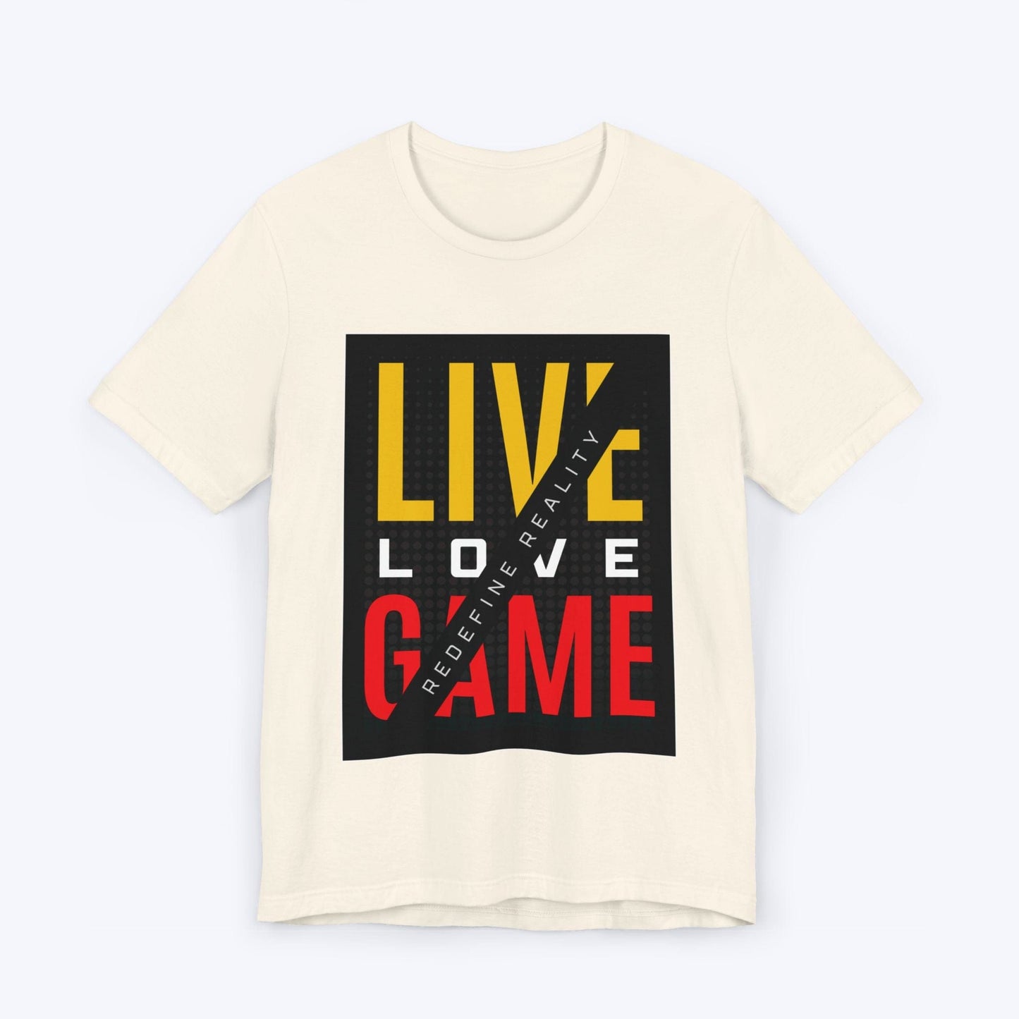 T-Shirt Natural / S Live, Love, Game T-shirt