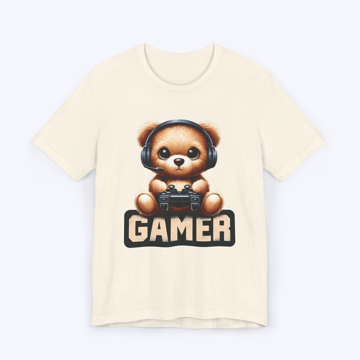 T-Shirt Natural / S Paws and Play Gamer T-shirt