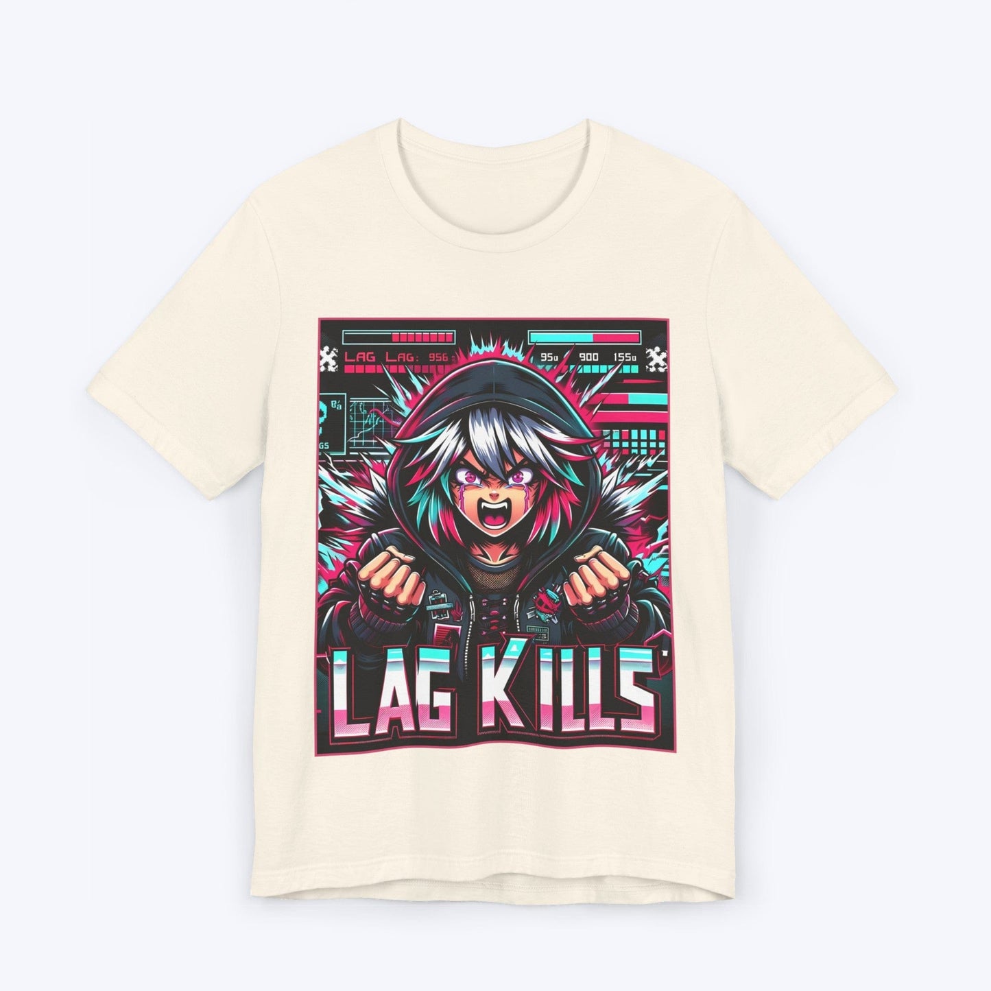 T-Shirt Natural / S Poster Child: Lag Kills T-shirt