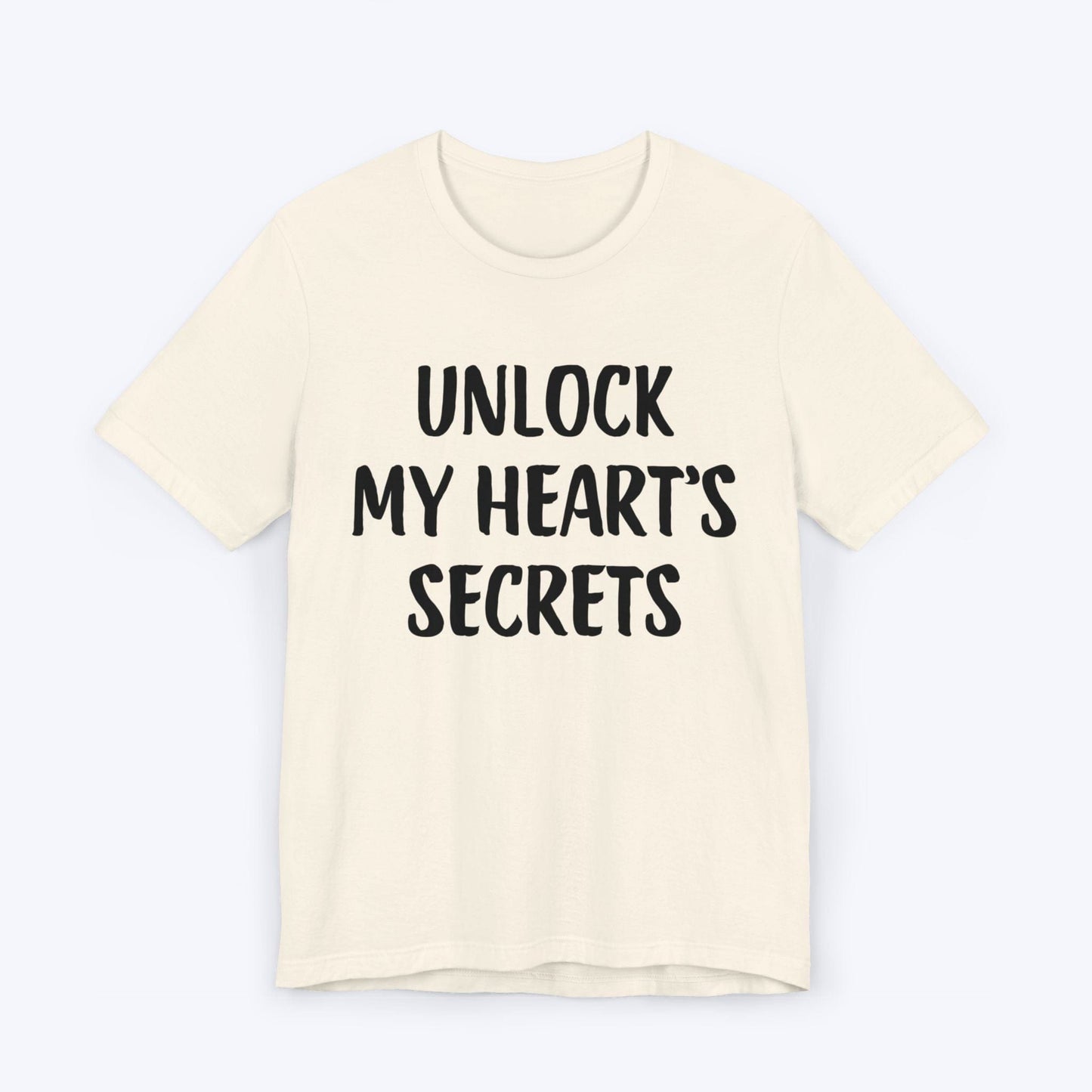 T-Shirt Natural / S Unlock My Hearts Secrets T-shirt