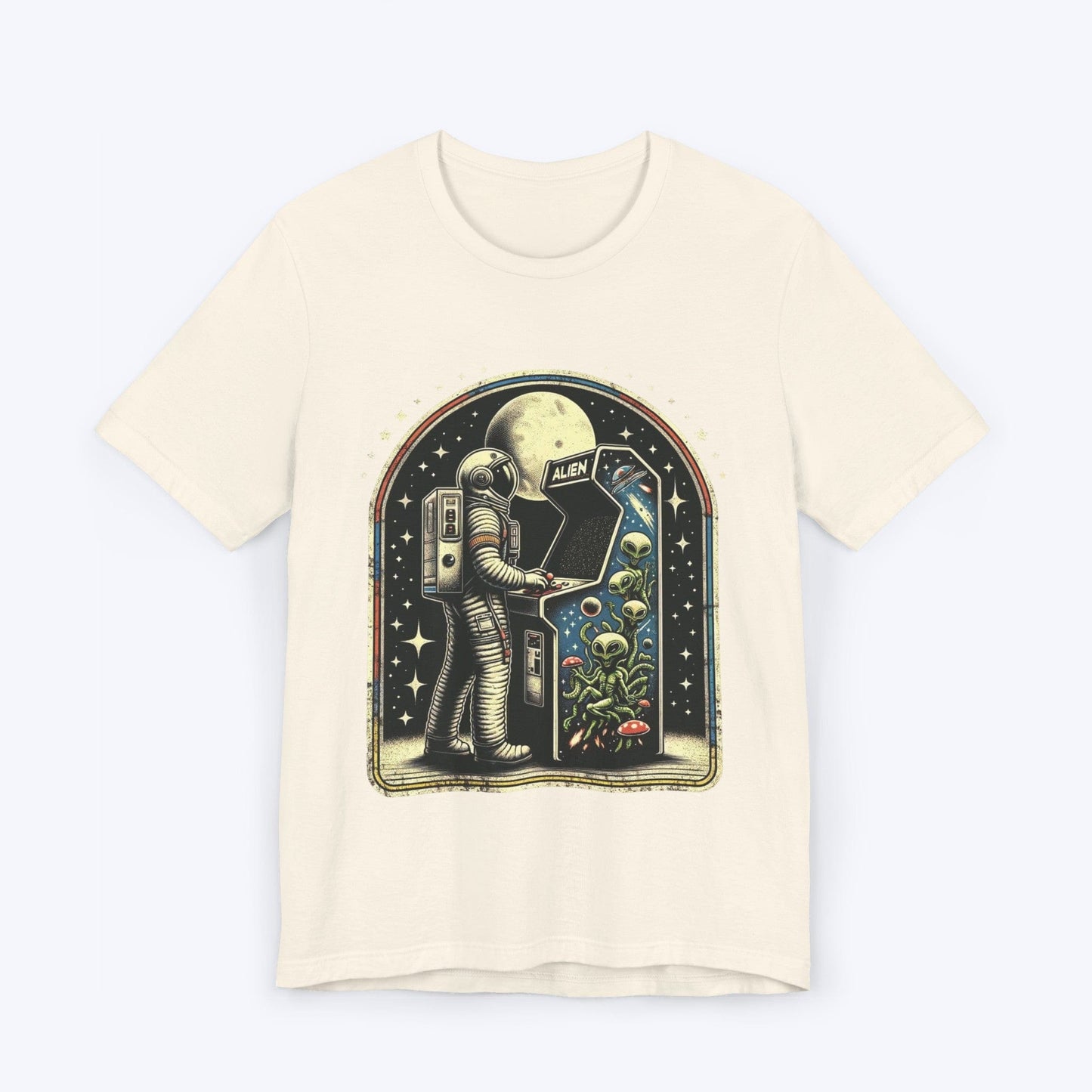 T-Shirt Natural / S Vintage Moonwalk Astronaut T-shirt