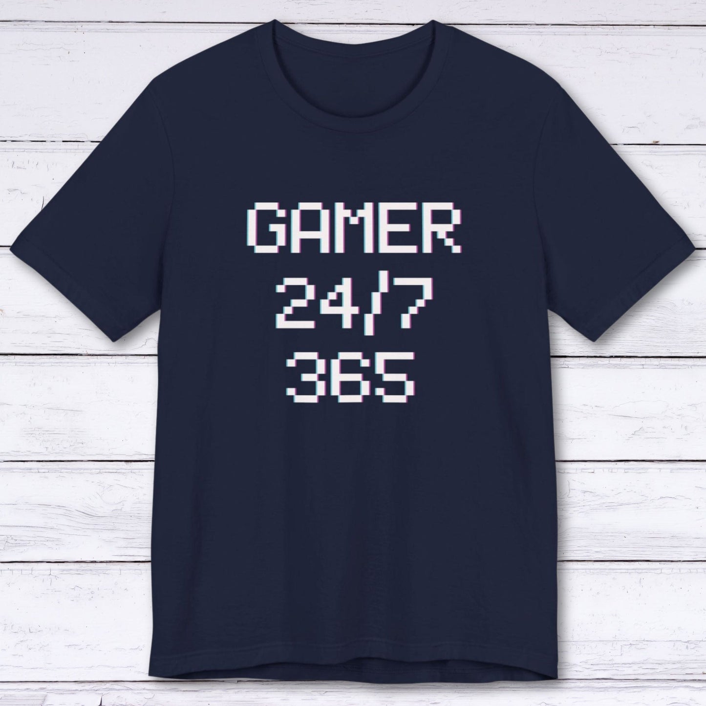 T-Shirt Navy / S 24/7 - 365 Gamer T-shirt