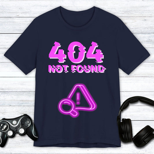 T-Shirt Navy / S 404 Not Found T-shirt