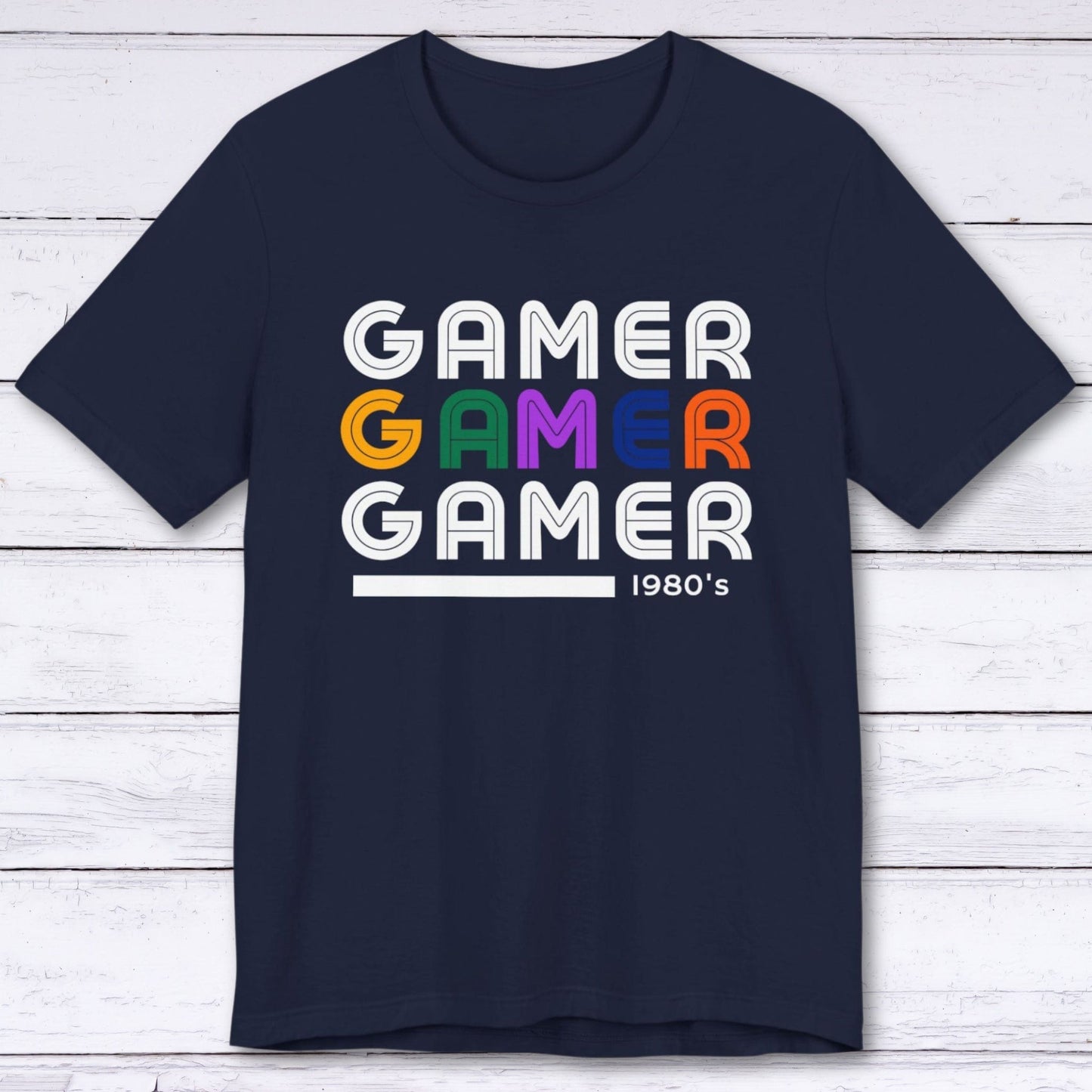 T-Shirt Navy / S 80's Gamer Flashback T-shirt