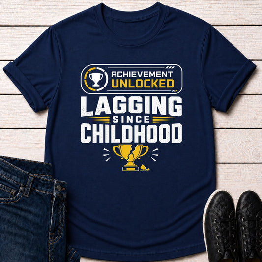 T-Shirt Navy / S Achievement Lagging T-shirt