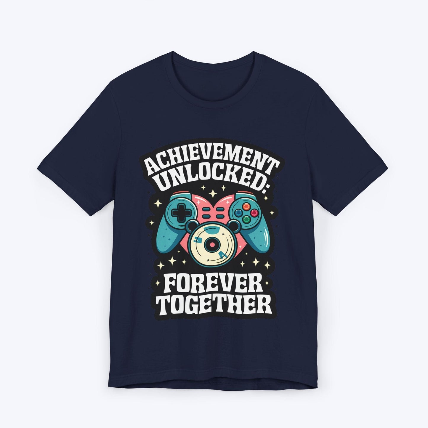 T-Shirt Navy / S Achievement Unlocked: Respawned in Love T-shirt