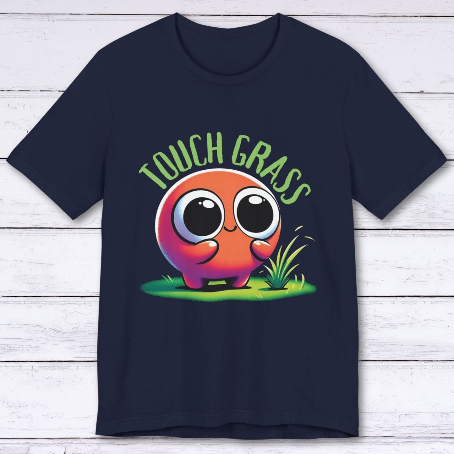 T-Shirt Navy / S Achievement Unlocked "Touched Grass" T-shirt