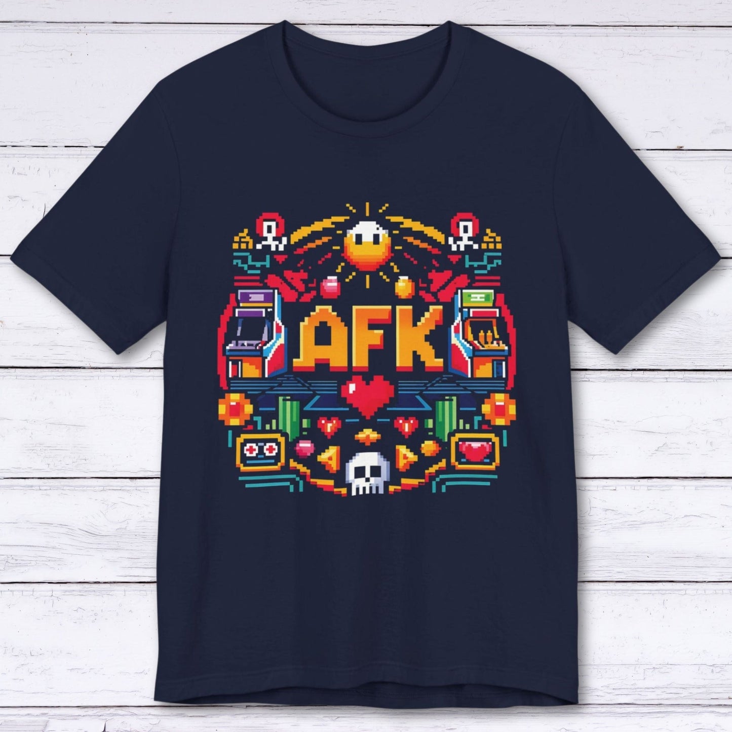 T-Shirt Navy / S AFK 2K Gamer T-shirt