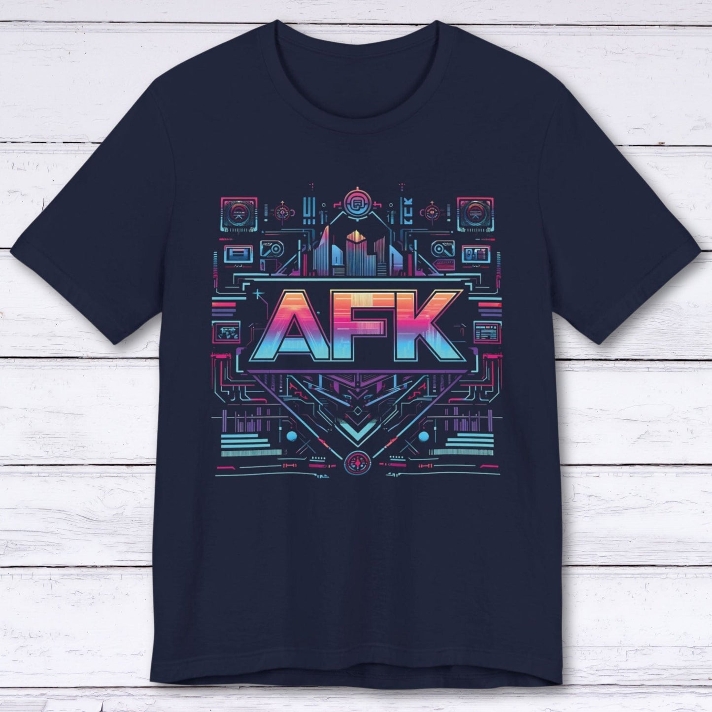 T-Shirt Navy / S AFK Digital Interloper T-shirt