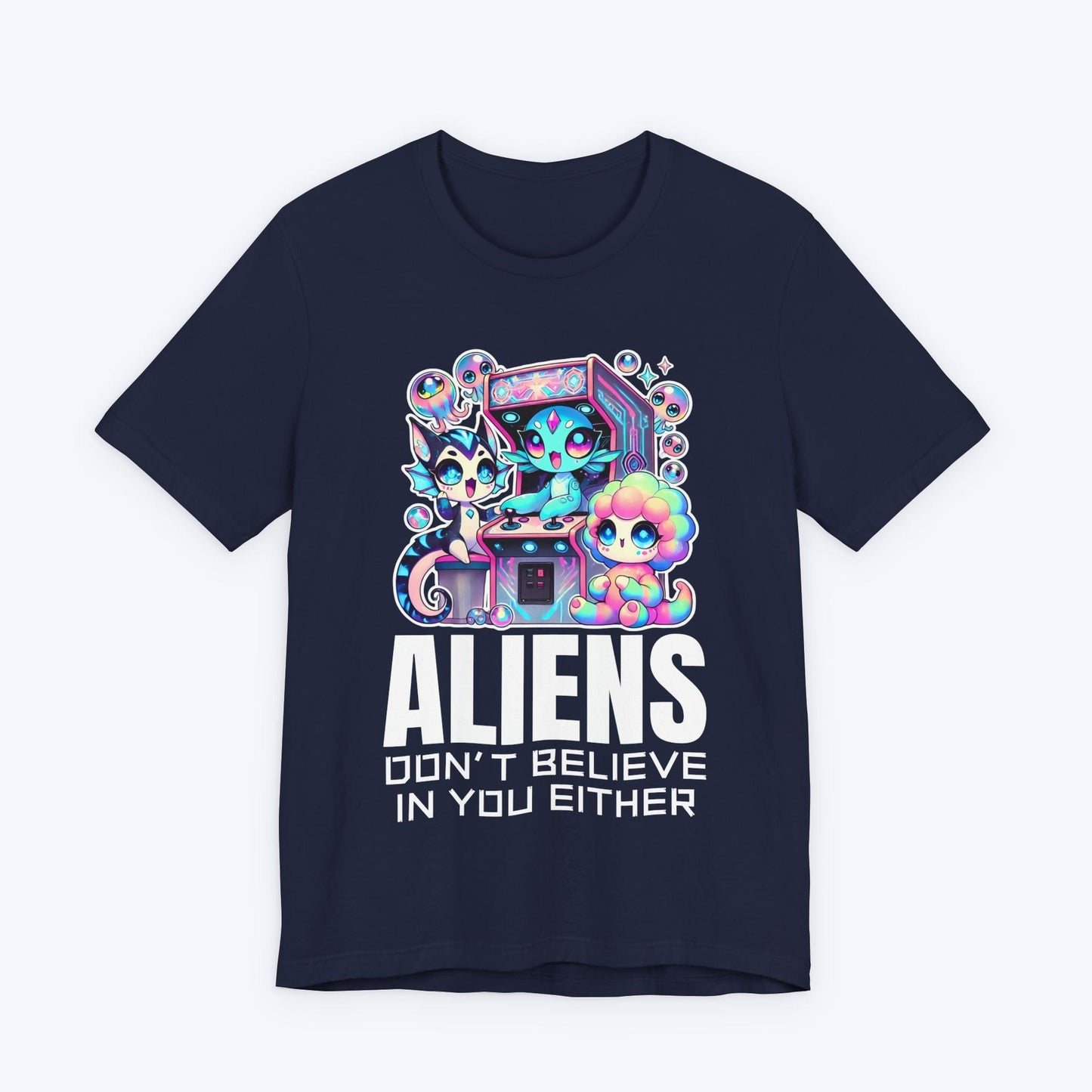 T-Shirt Navy / S ALIENS Don't Believe In You Either T-shirt