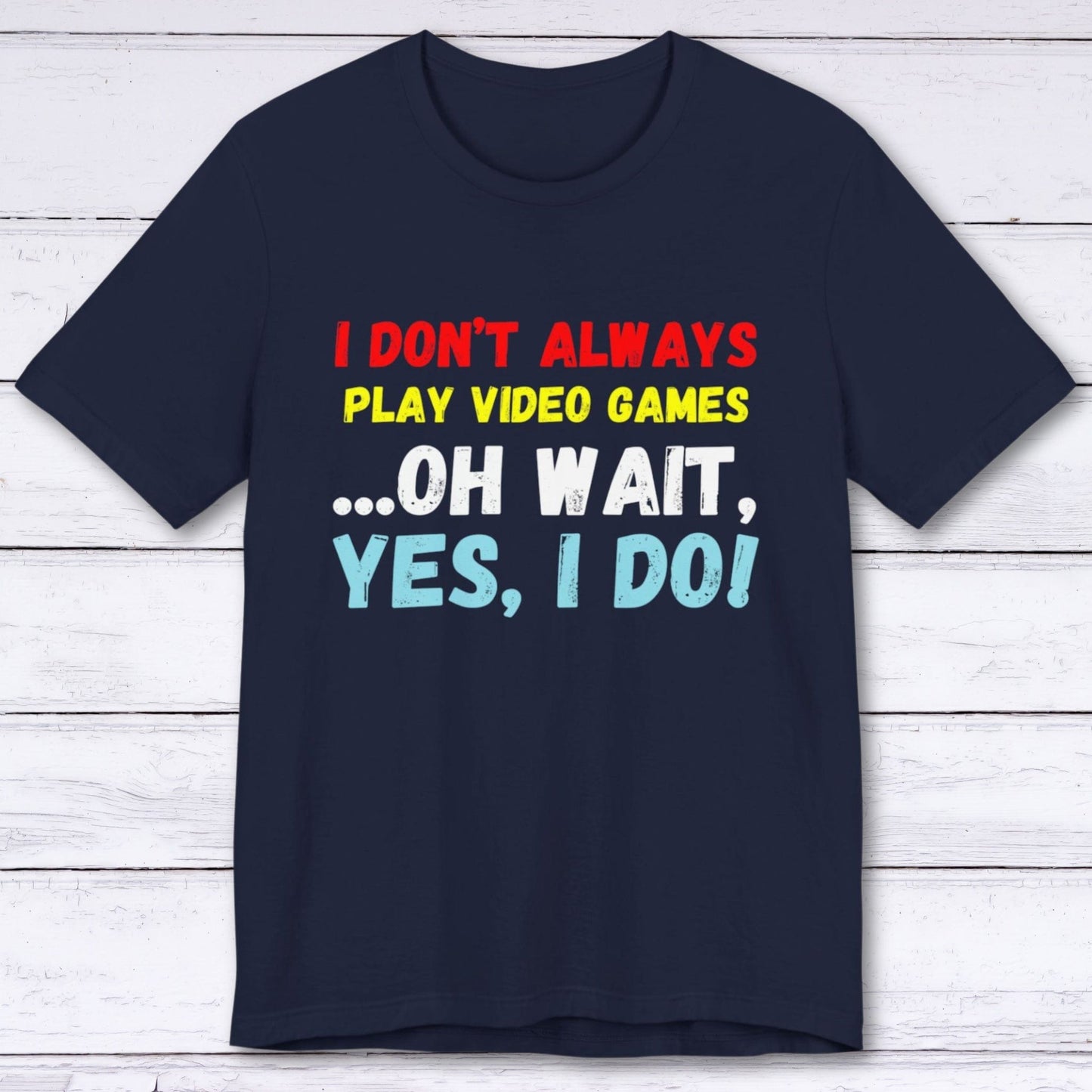 T-Shirt Navy / S All Day, Every Day: Gaming T-shirt