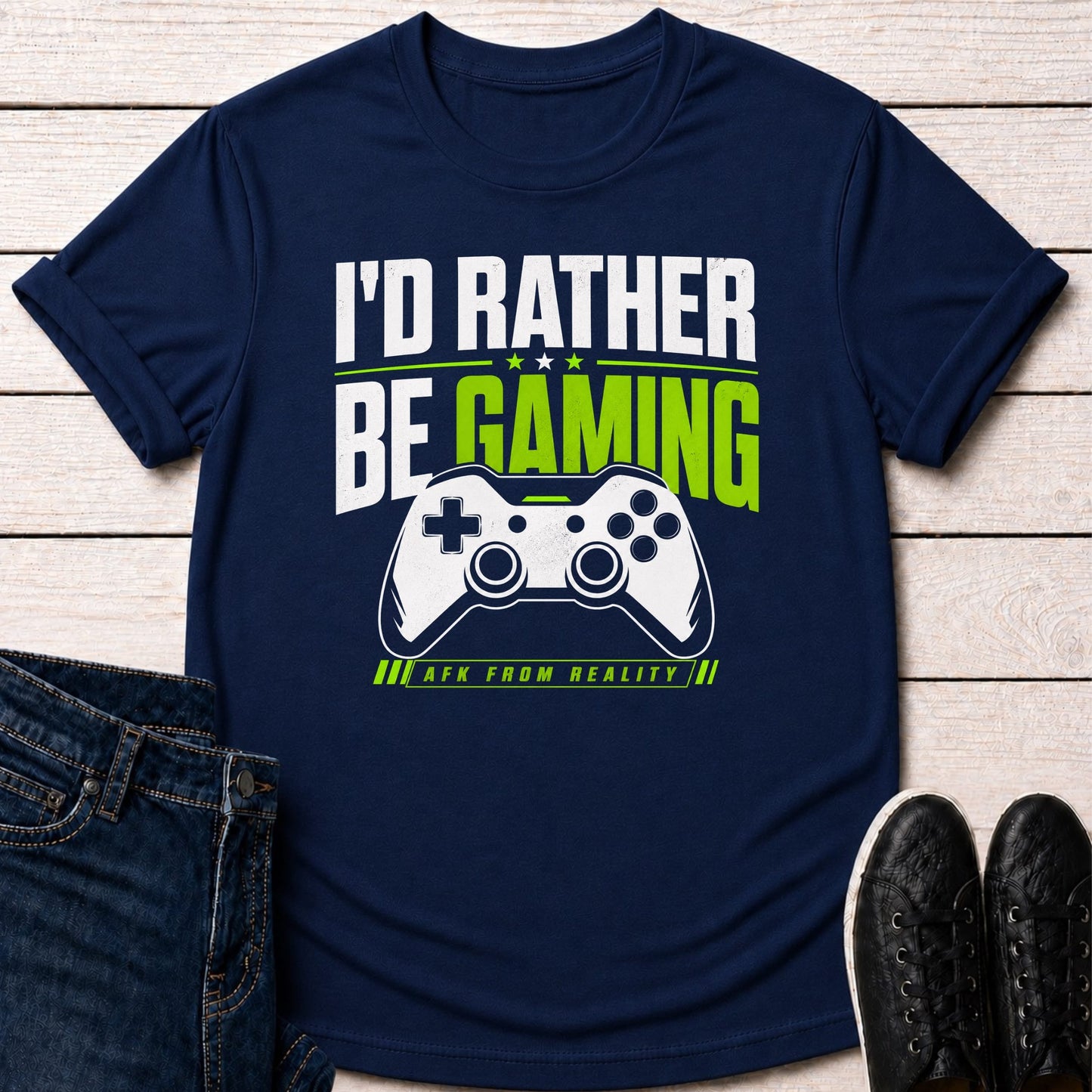 T-Shirt Navy / S All Day Gamer T-shirt