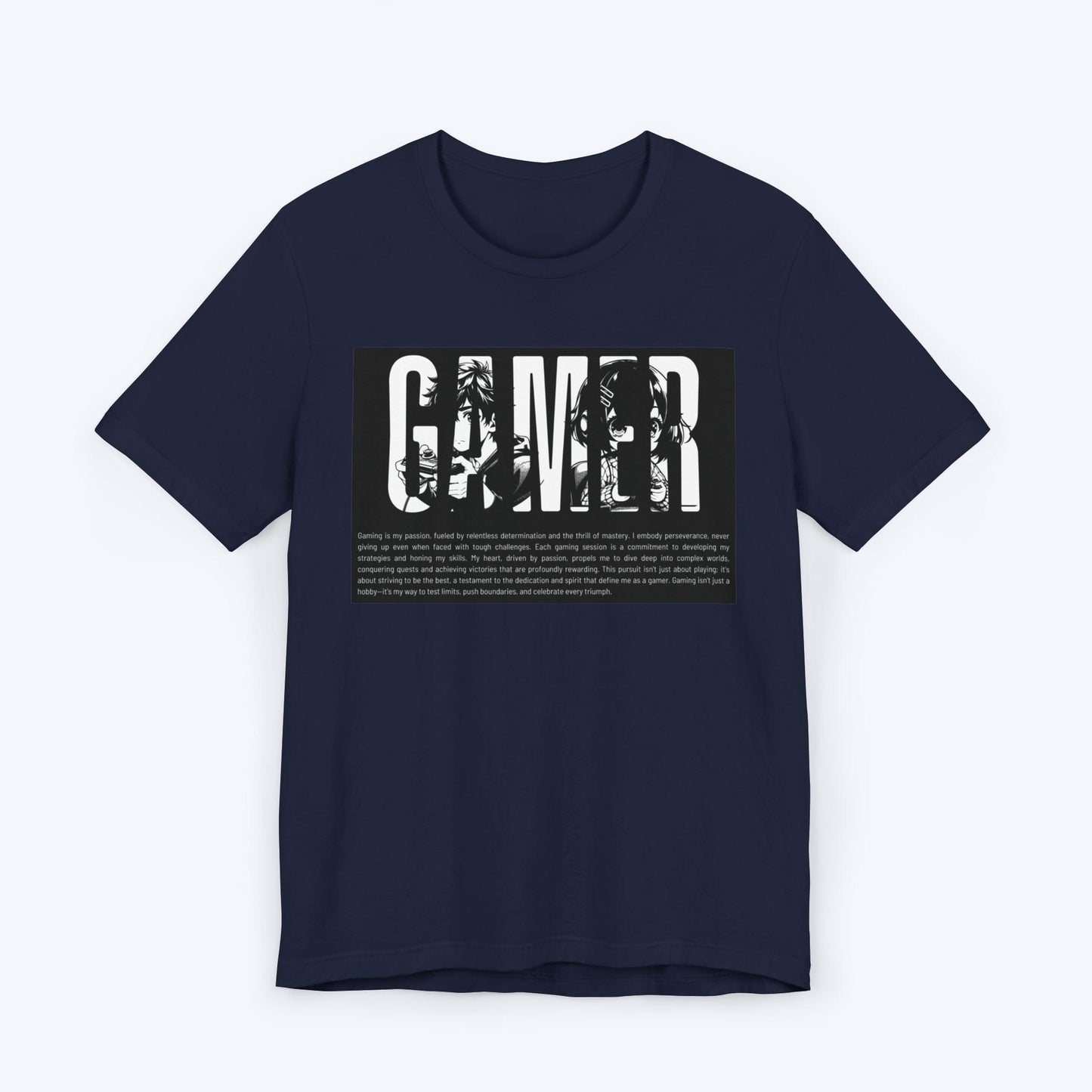 T-Shirt Navy / S Anime Gamers T-shirt