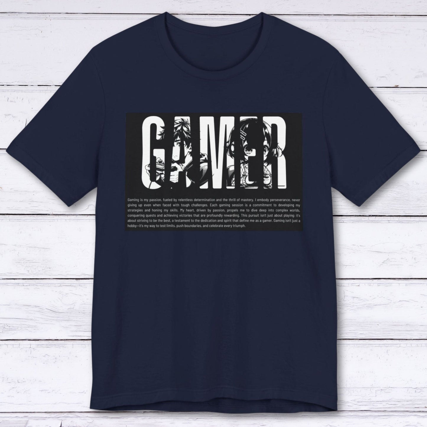 T-Shirt Navy / S Anime Gamers T-shirt