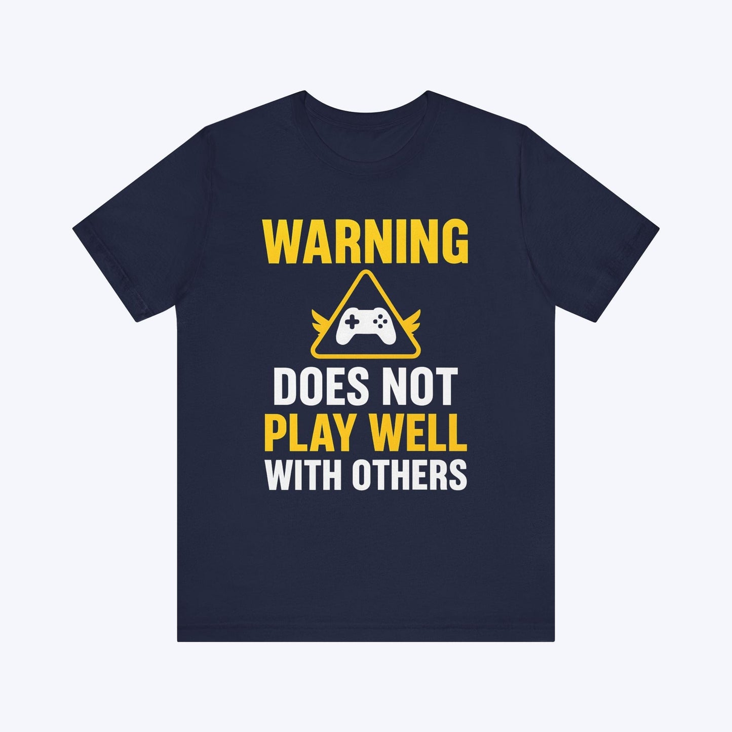 T-Shirt Navy / S Approach with Caution Gaming T-shirt