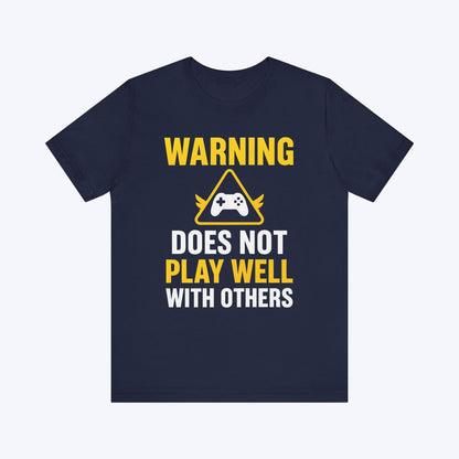 T-Shirt Navy / S Approach with Caution Gaming T-shirt