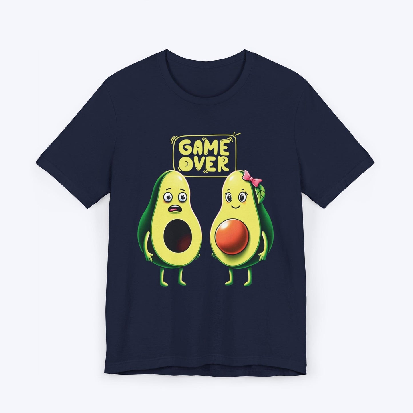 T-Shirt Navy / S Avocado Family: Game Over or Just Beginning T-shirt