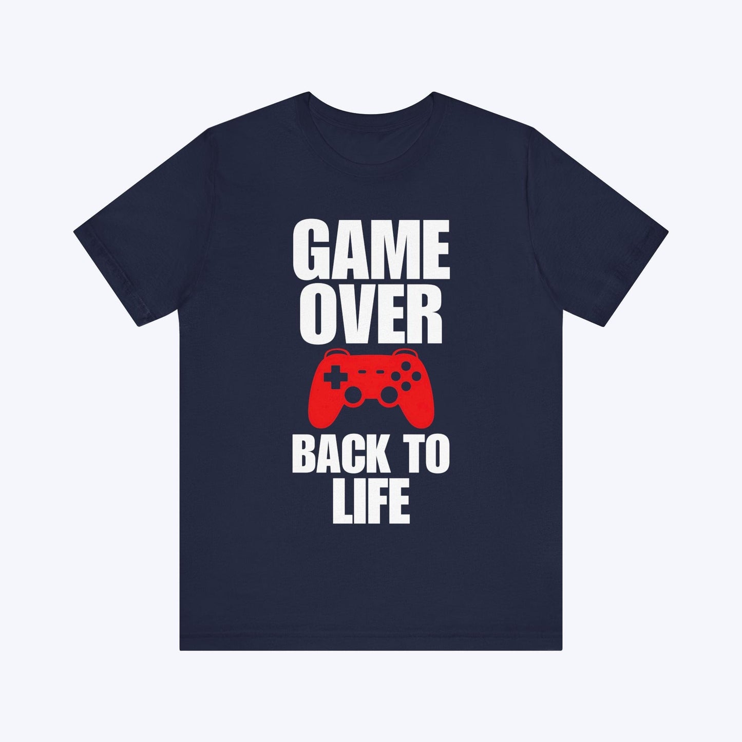 T-Shirt Navy / S Back to Life Gaming T-shirt