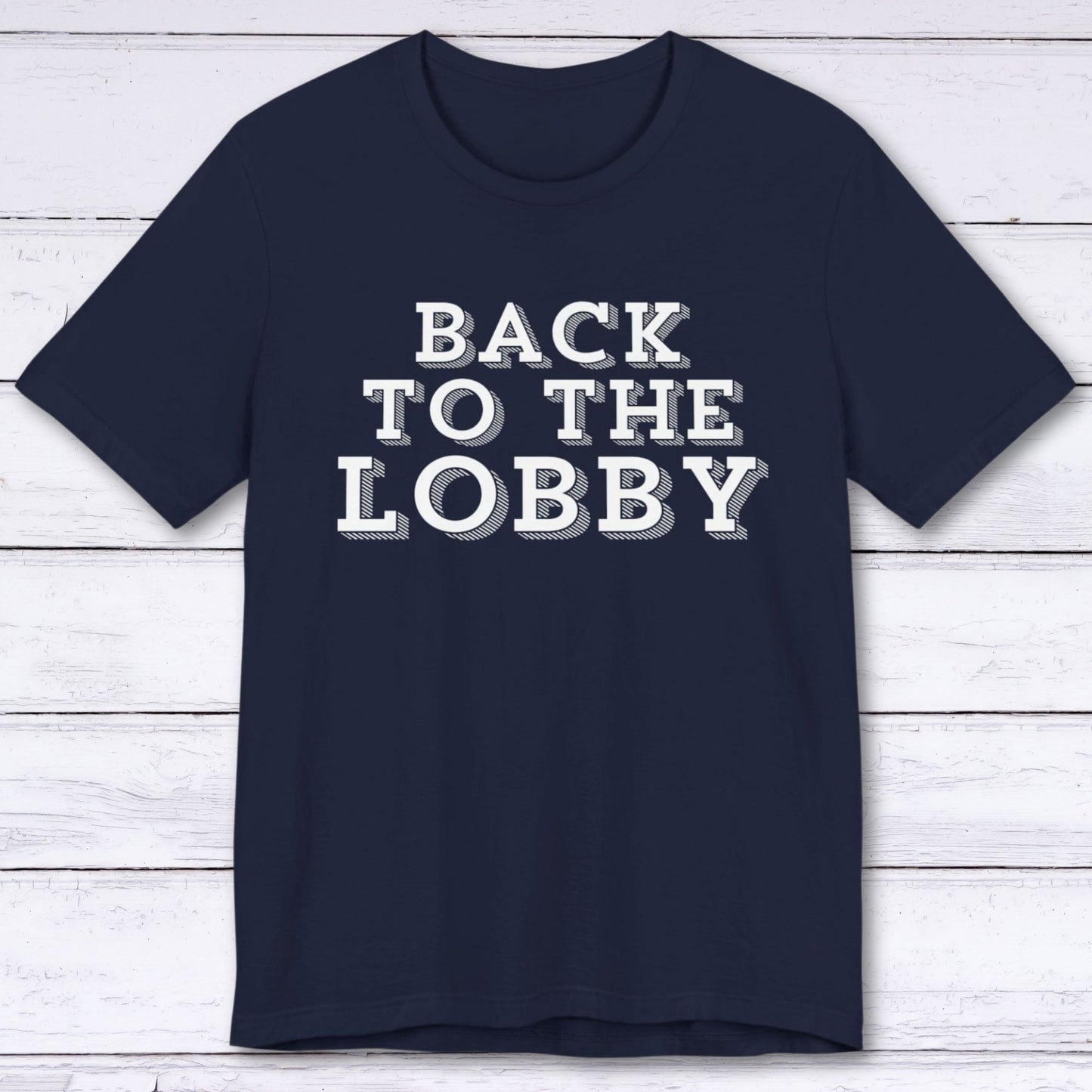 T-Shirt Navy / S Back to the Lobby Sketch T-shirt