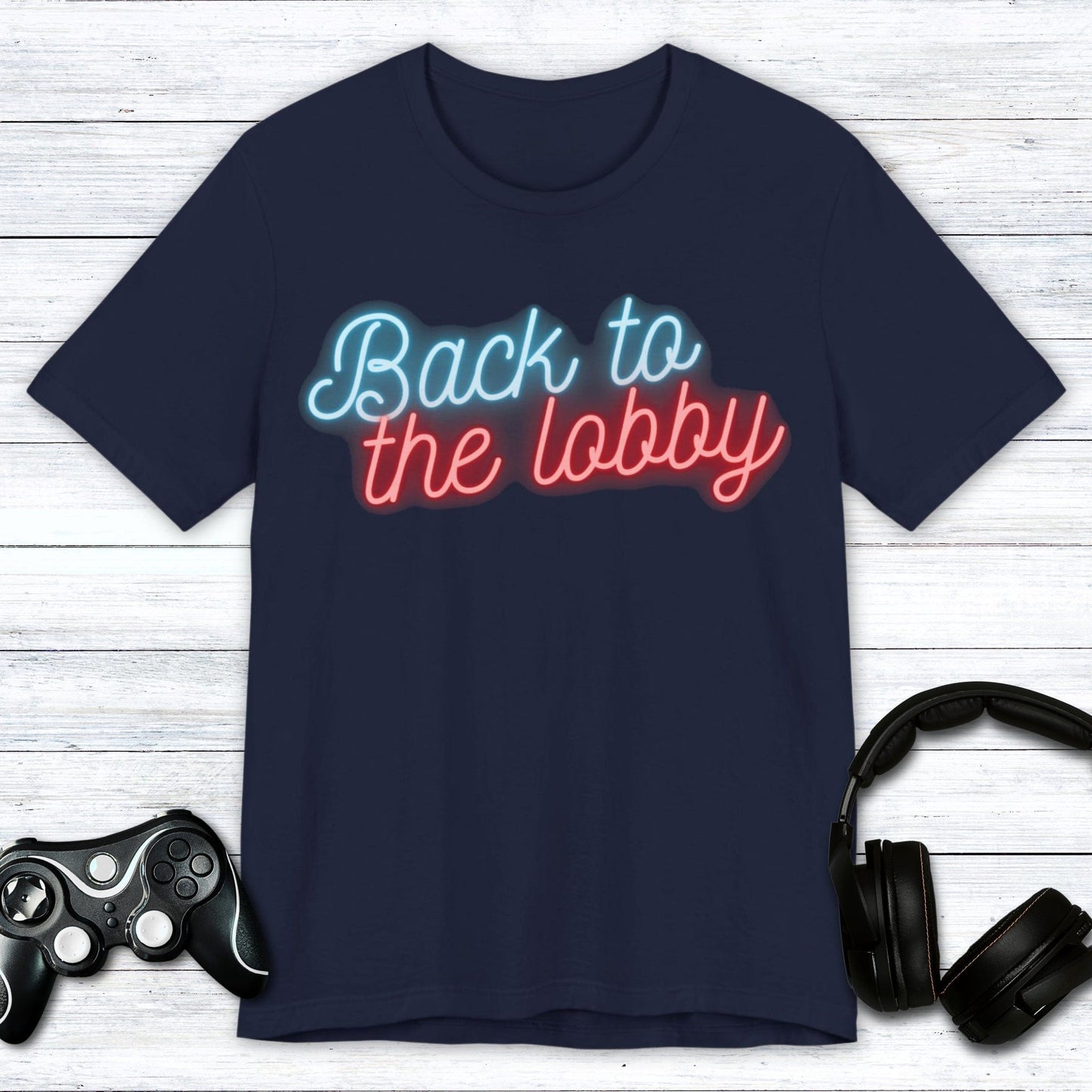 T-Shirt Navy / S Back to the Lobby T-shirt
