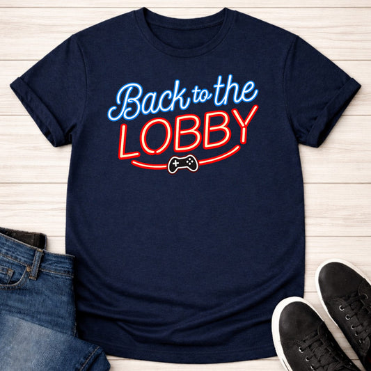 T-Shirt Navy / S Back to the Lobby T-shirt