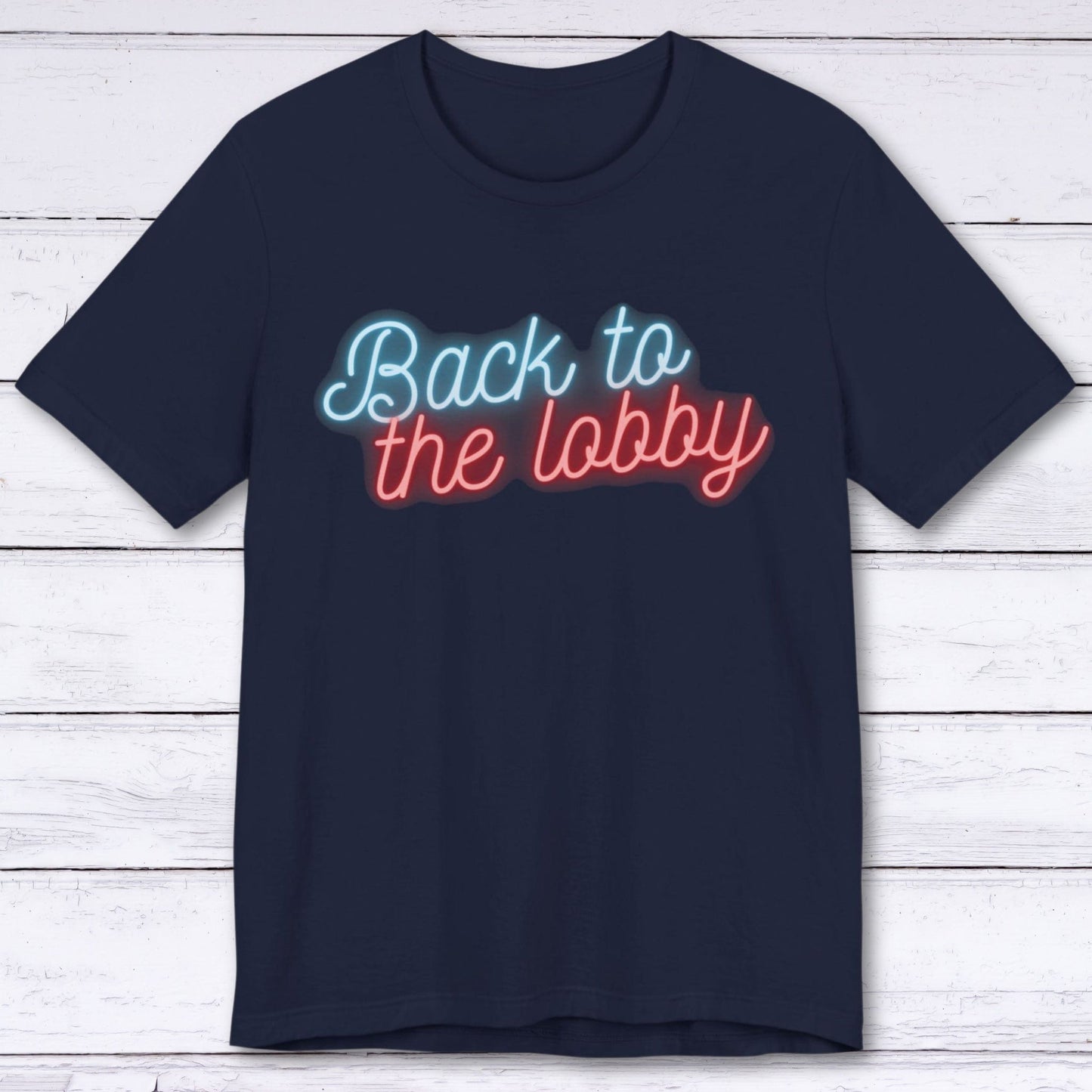 T-Shirt Navy / S Back to the Lobby T-shirt