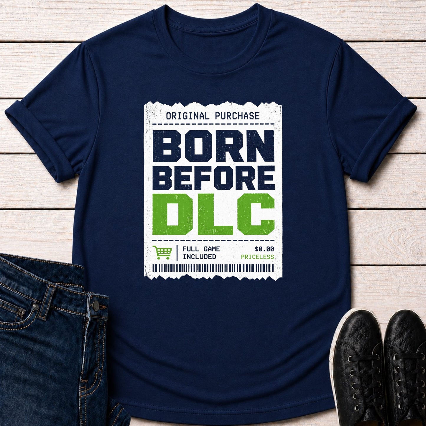 T-Shirt Navy / S Born Before DLC T-shirt