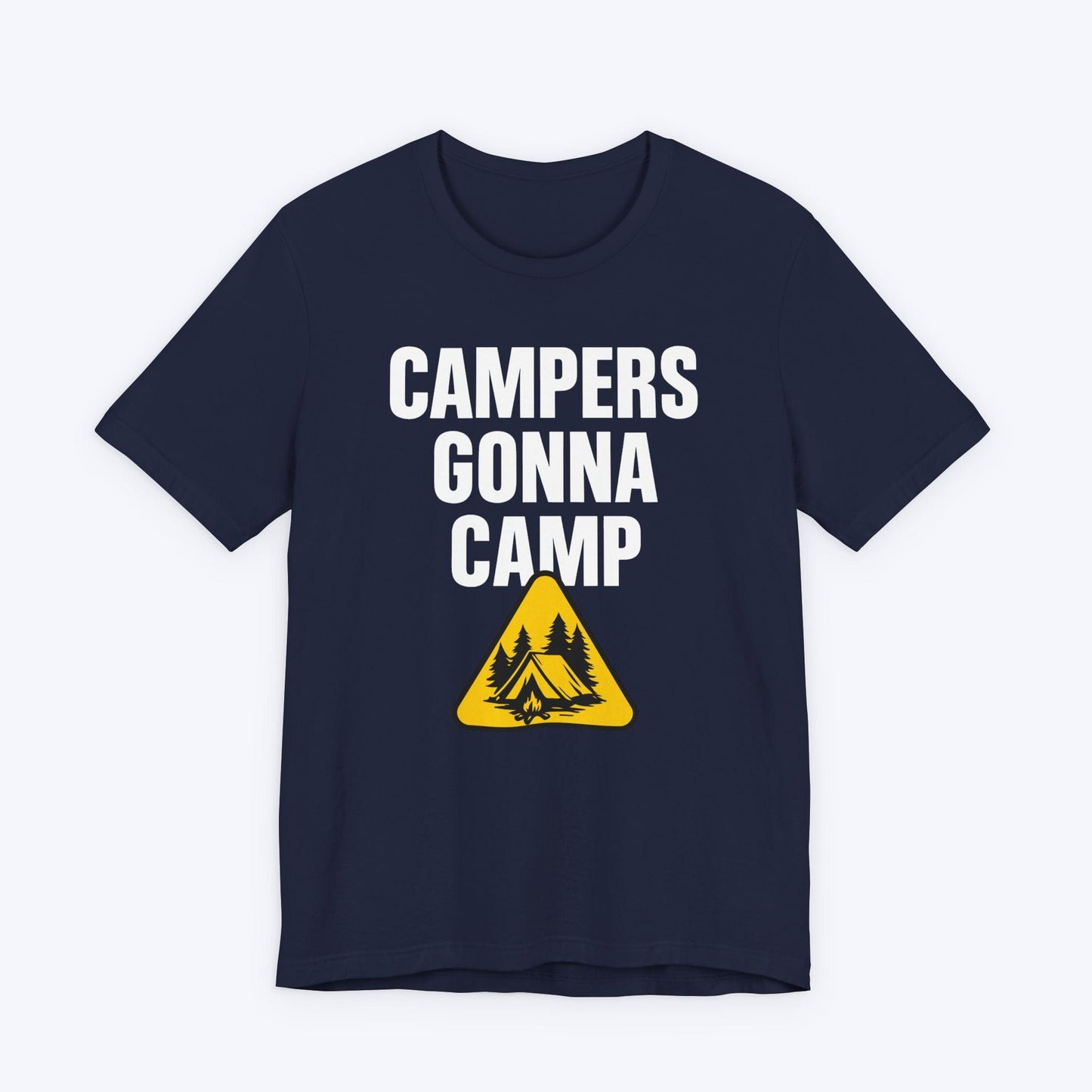 T-Shirt Navy / S Campers Gonna Camp T-shirt