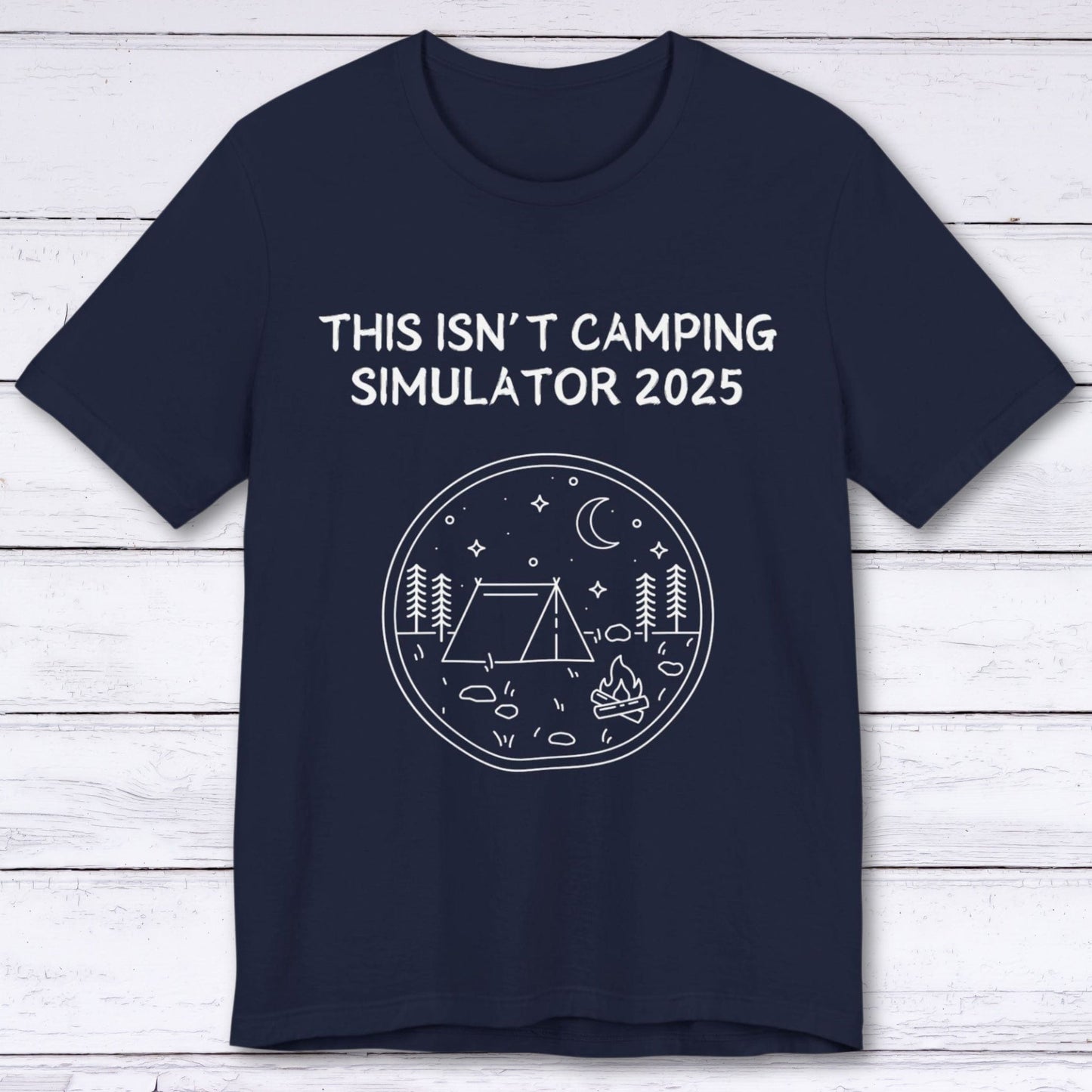 T-Shirt Navy / S Camping Simulator "Gamer" T-shirt