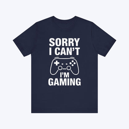 T-Shirt Navy / S Can’t Talk – Gaming T-shirt