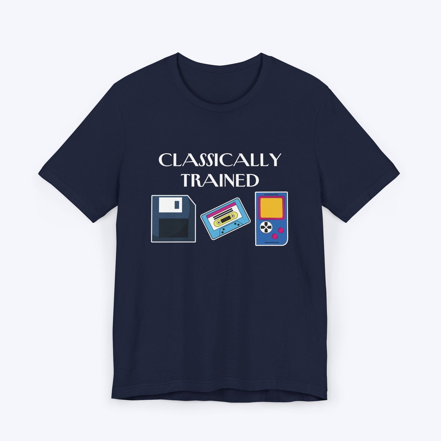 T-Shirt Navy / S Classically Trained Retro T-shirt