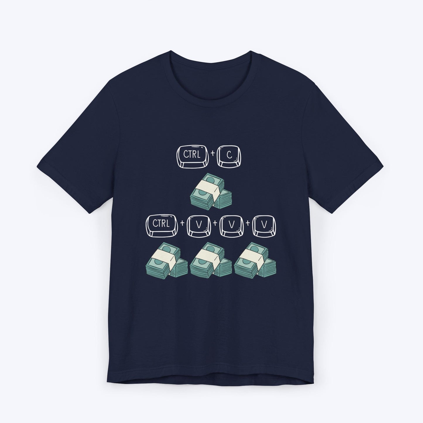 T-Shirt Navy / S Copy, Paste, Prosper T-shirt