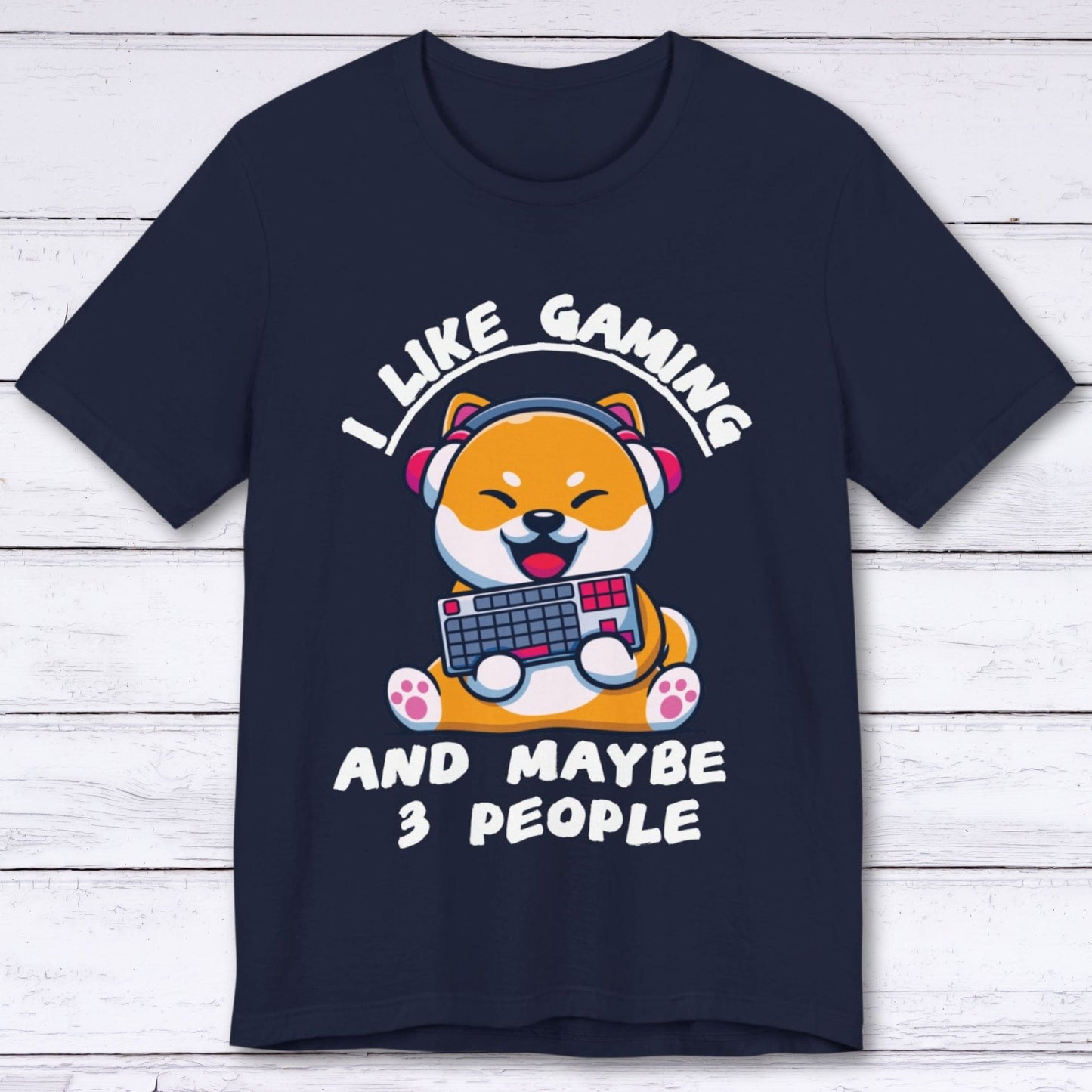 T-Shirt Navy / S Corgi Gamer Club T-shirt