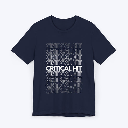 T-Shirt Navy / S Critical Hit Gamer T-shirt