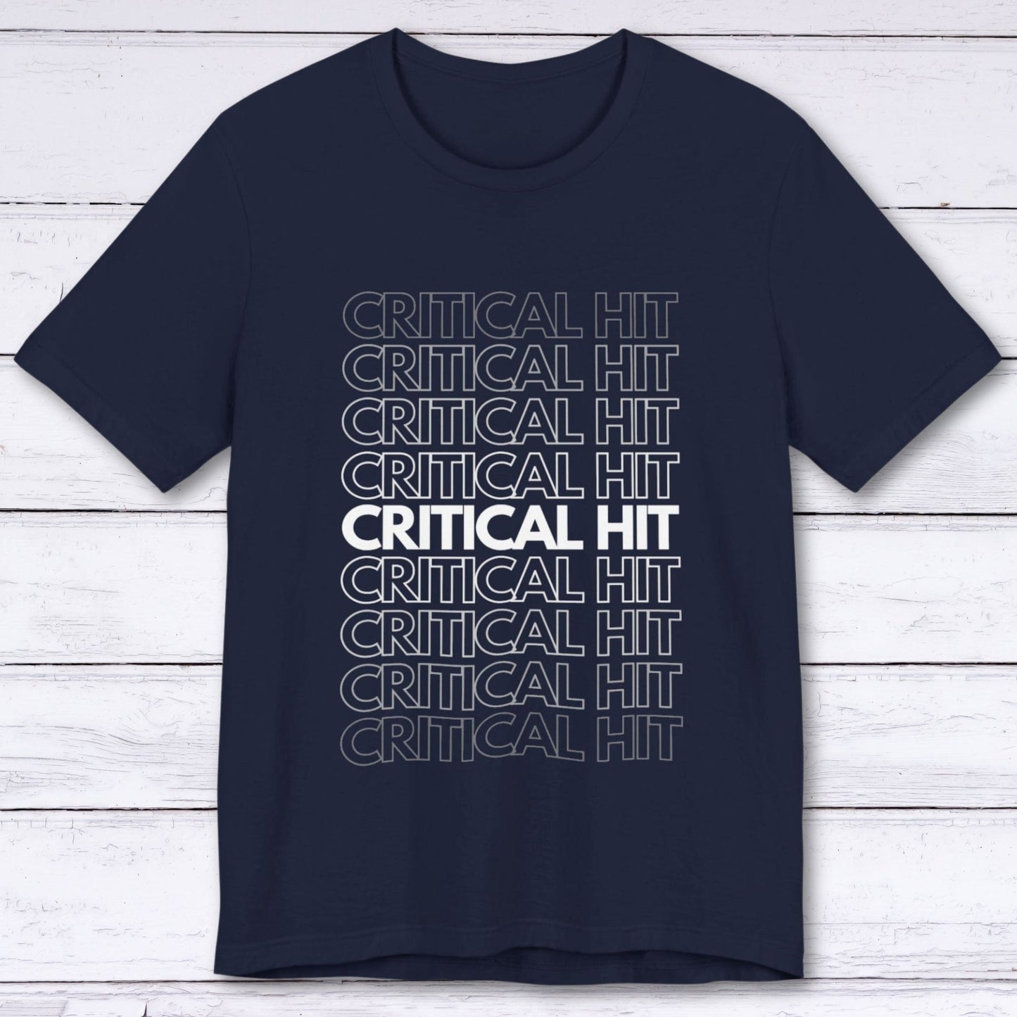 T-Shirt Navy / S Critical Hit Gamer T-shirt