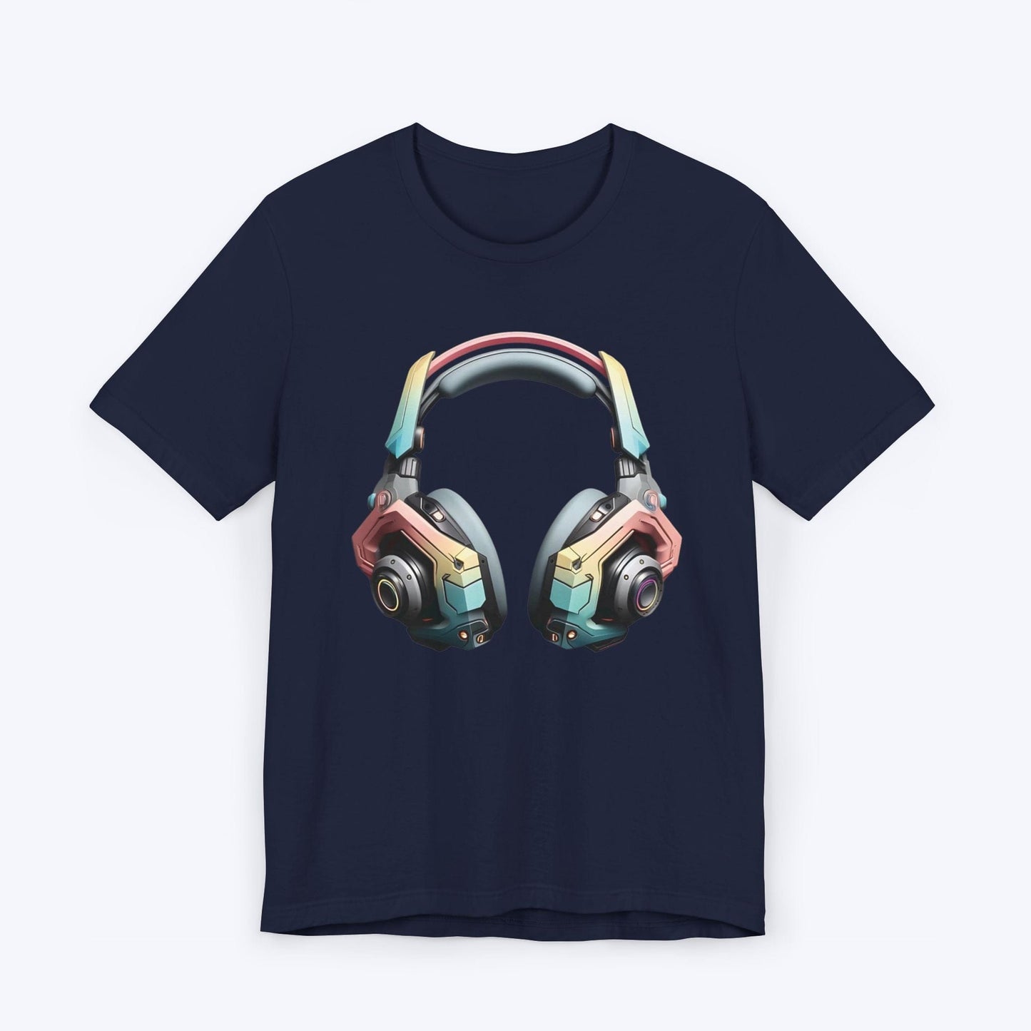 T-Shirt Navy / S Cyber Echo Gaming Headset T-shirt