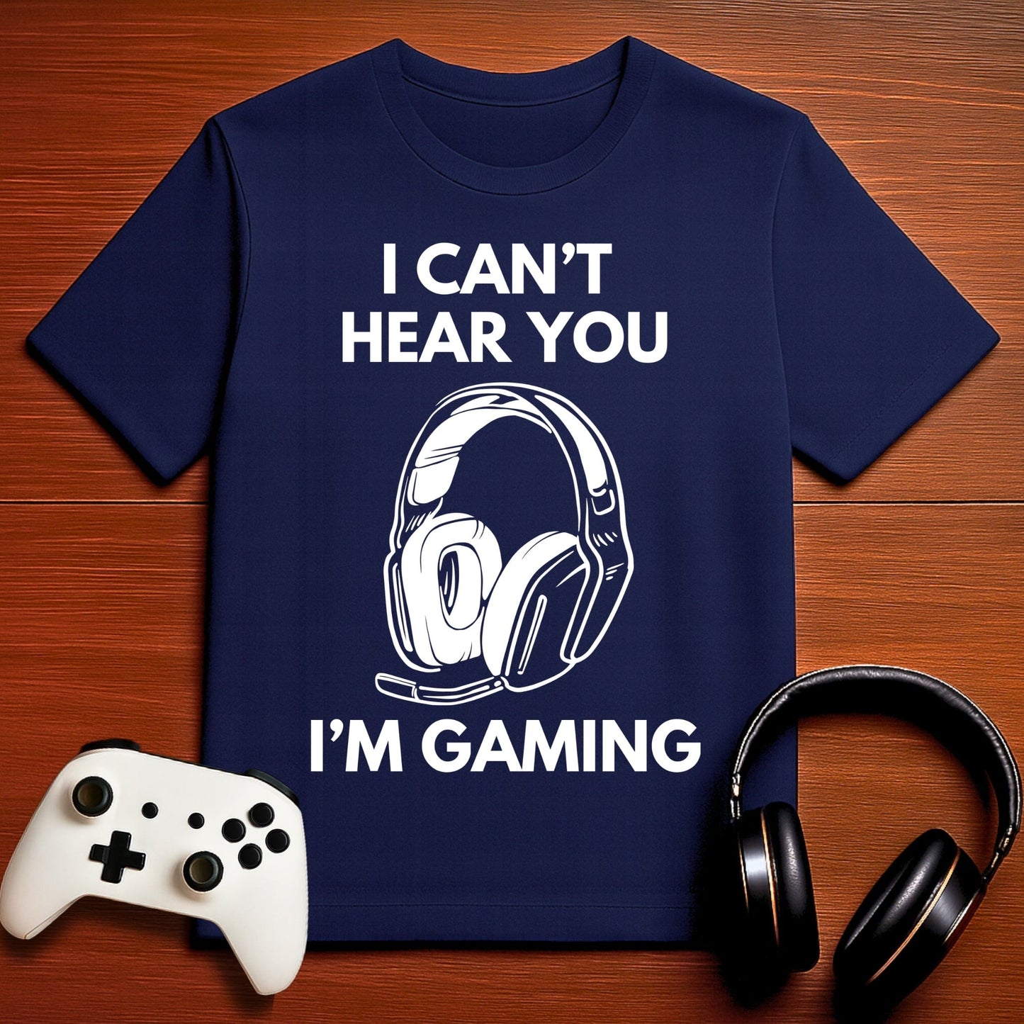 T-Shirt Navy / S Do Not Disturb: Gamer at Play T-shirt