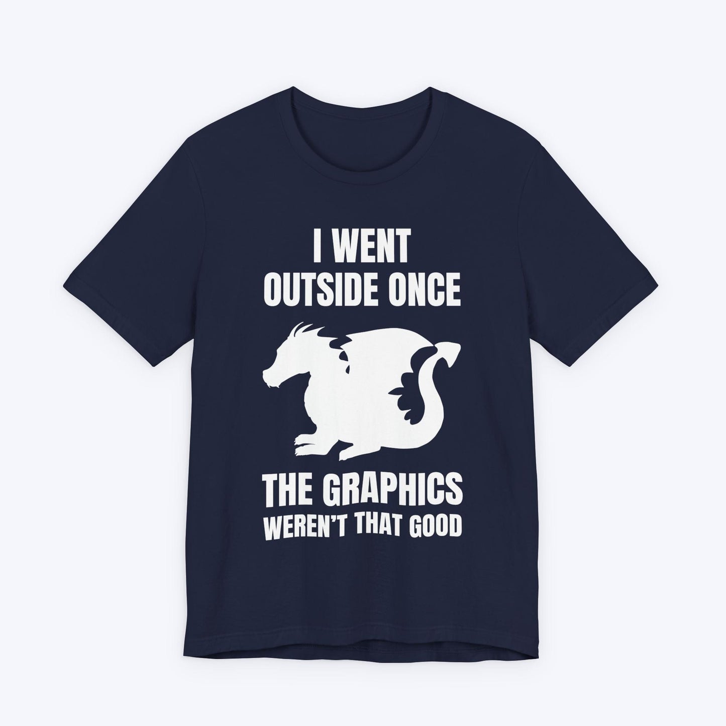 T-Shirt Navy / S Dragons Don’t Spawn in Real Life T-shirt
