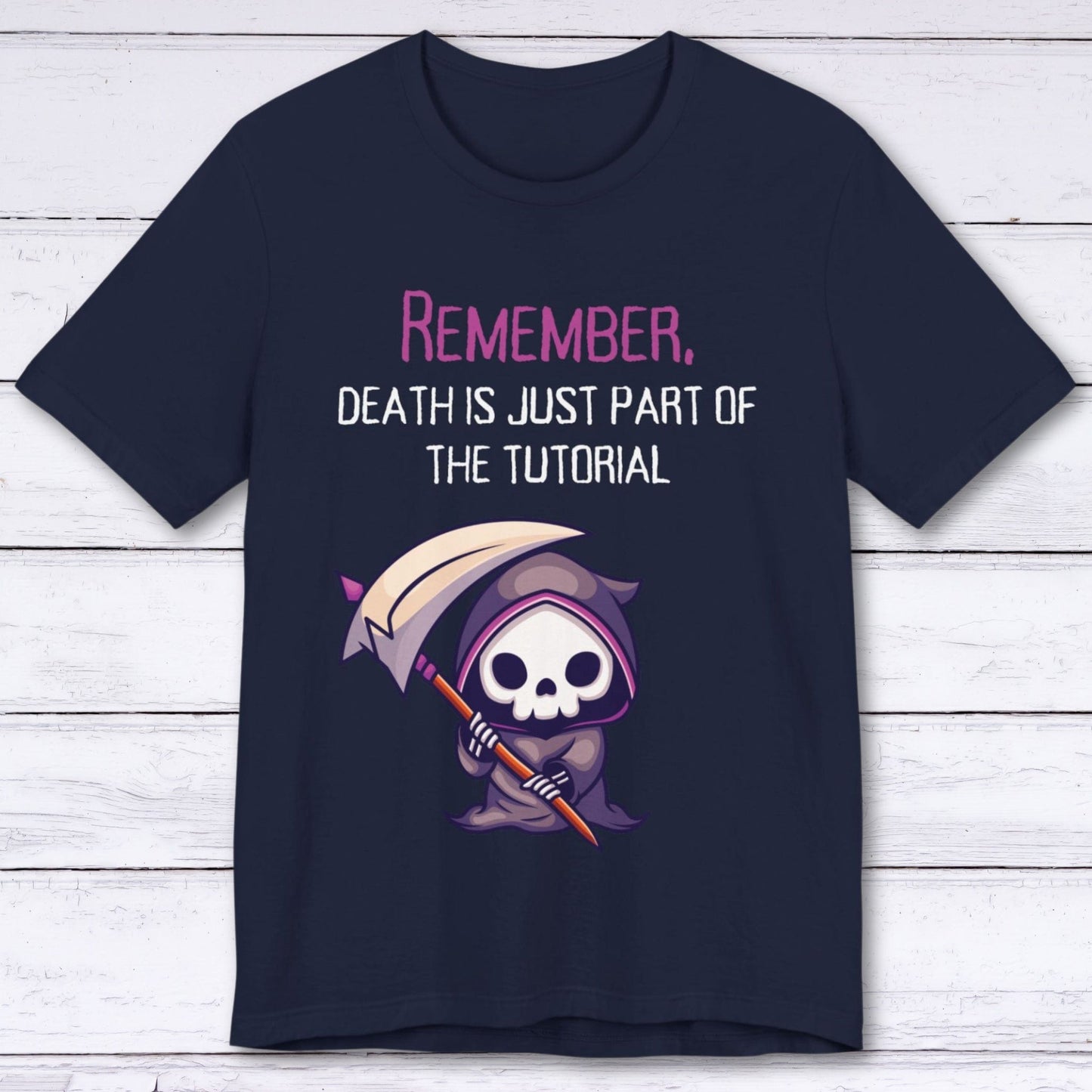 T-Shirt Navy / S Dying Is Just Learning T-shirt