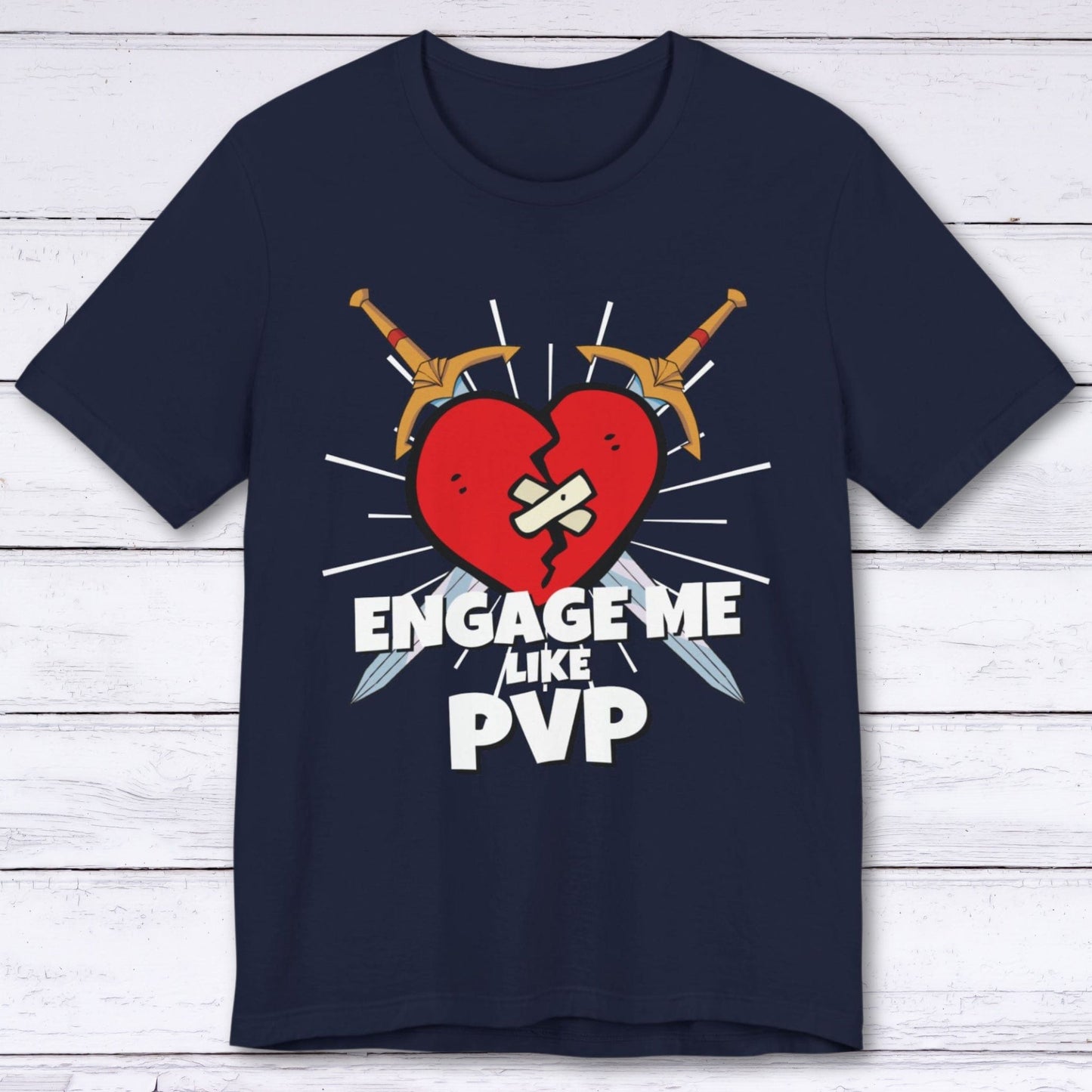 T-Shirt Navy / S Engage Me Lke PVP T-shirt