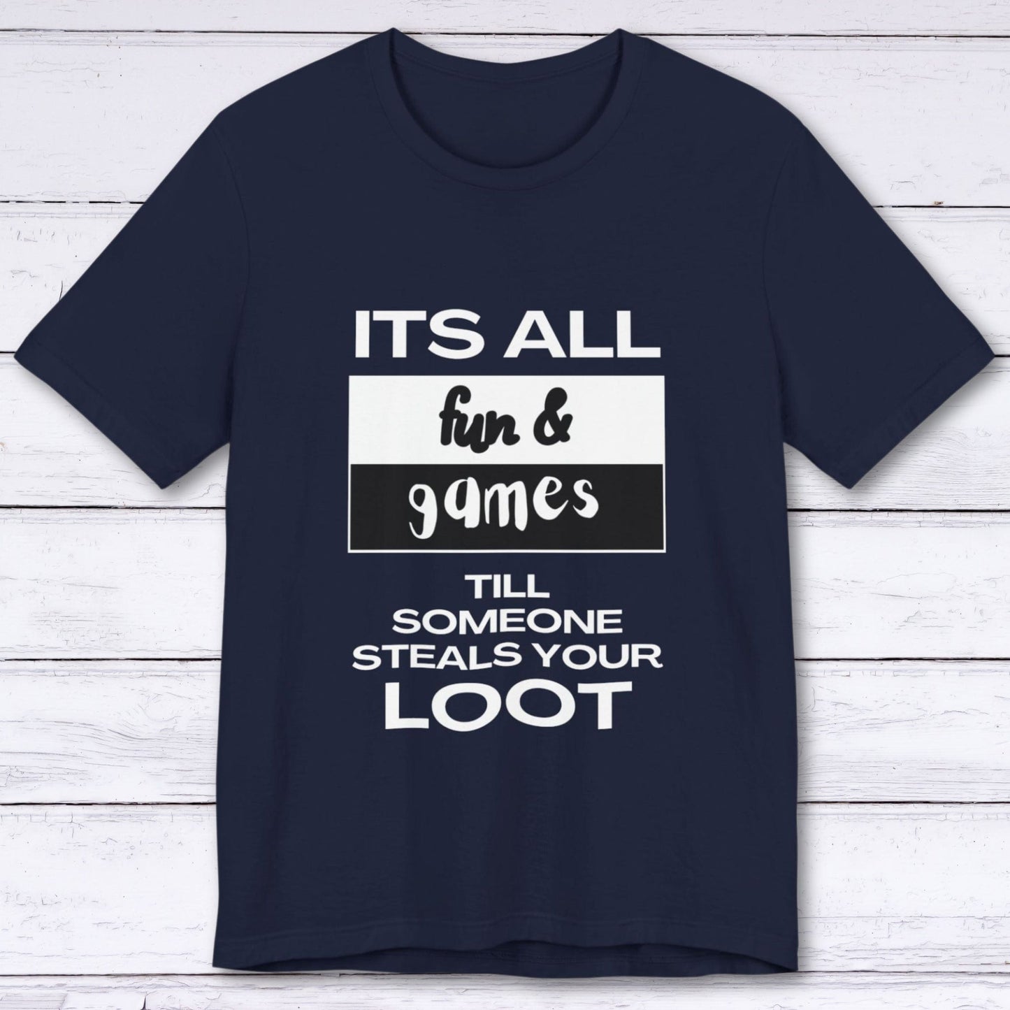 T-Shirt Navy / S Fun and Games T-shirt