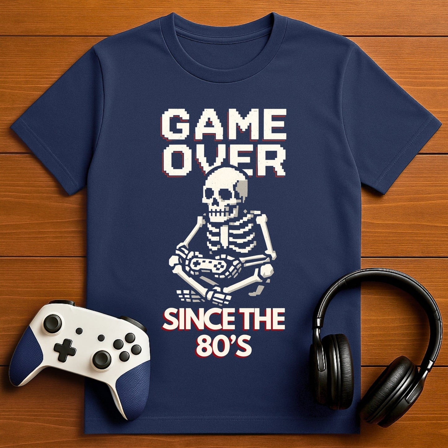 T-Shirt Navy / S Game Over - Since the 80s T-shirt