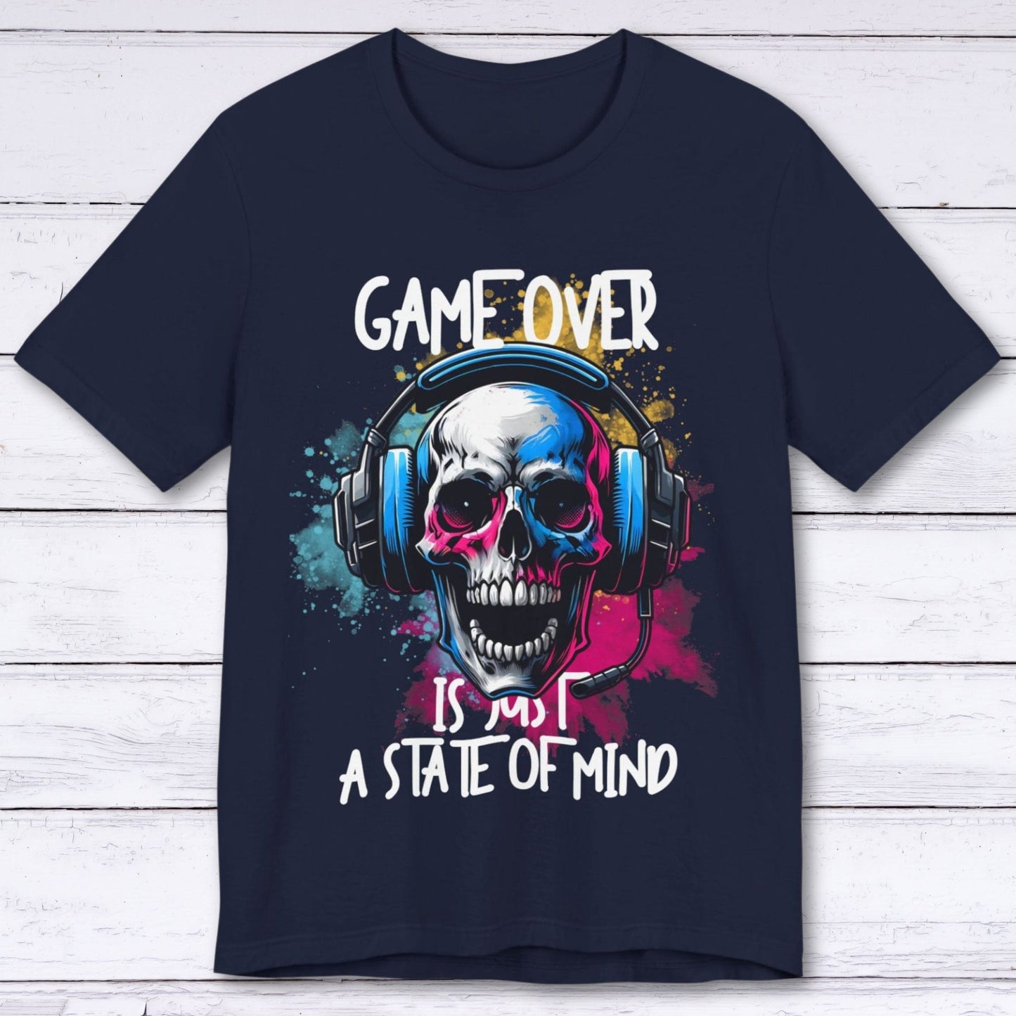 T-Shirt Navy / S GAME OVER - State of Mind T-shirt