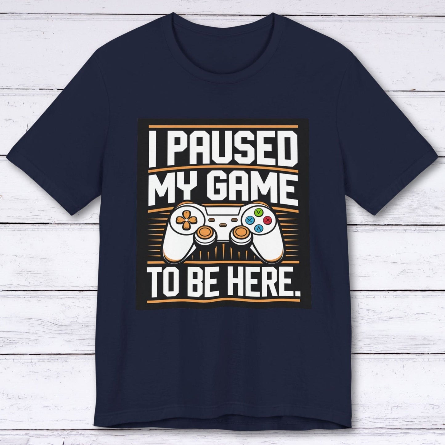 T-Shirt Navy / S Game Progress on Hold T-shirt