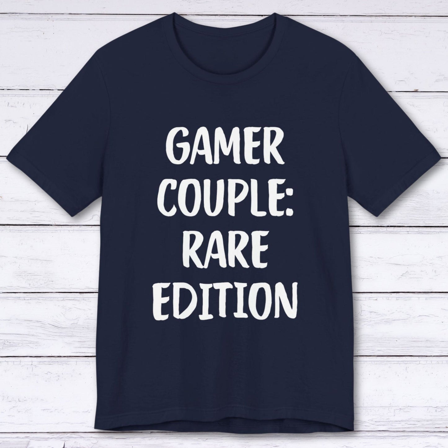 T-Shirt Navy / S Gamer Couple: Rare Edition T-shirt