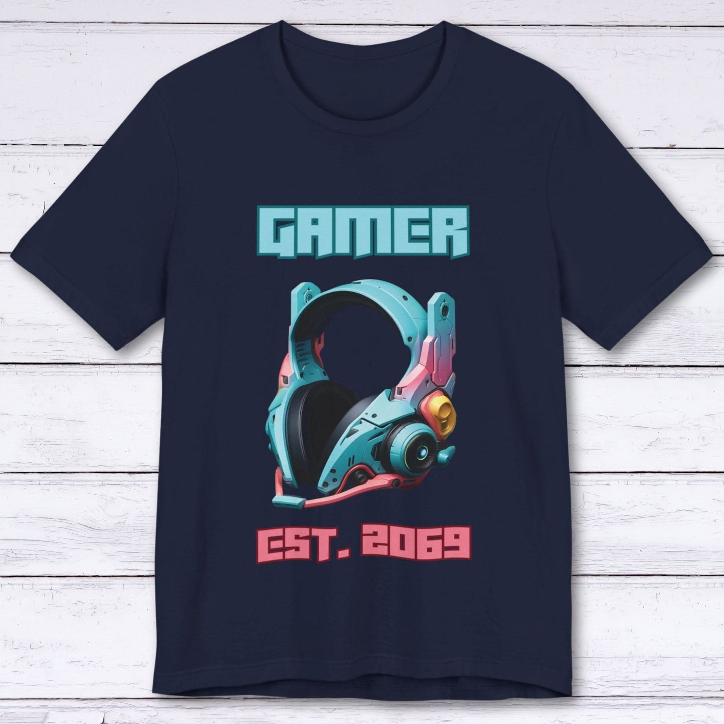 T-Shirt Navy / S Gamer Est. 2069 T-shirt