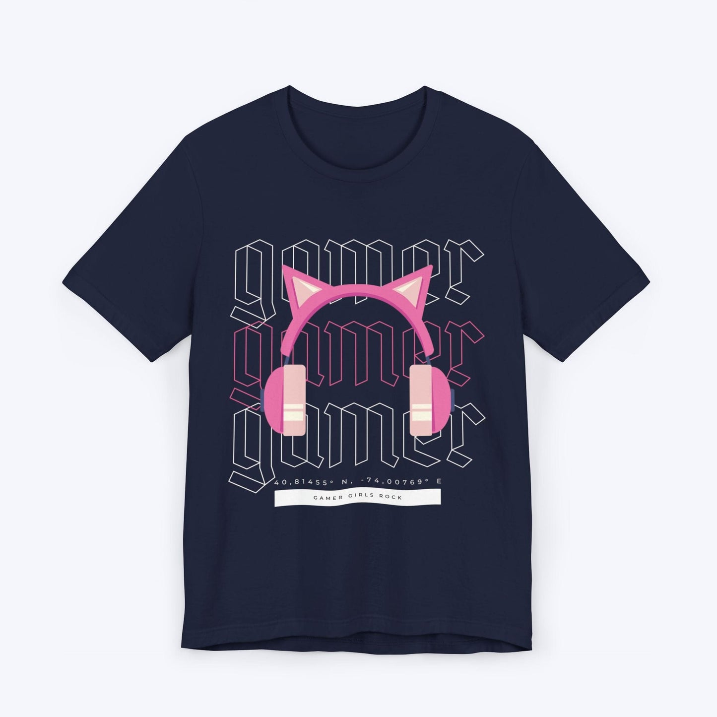 T-Shirt Navy / S Gamer Girls Rock T-shirt