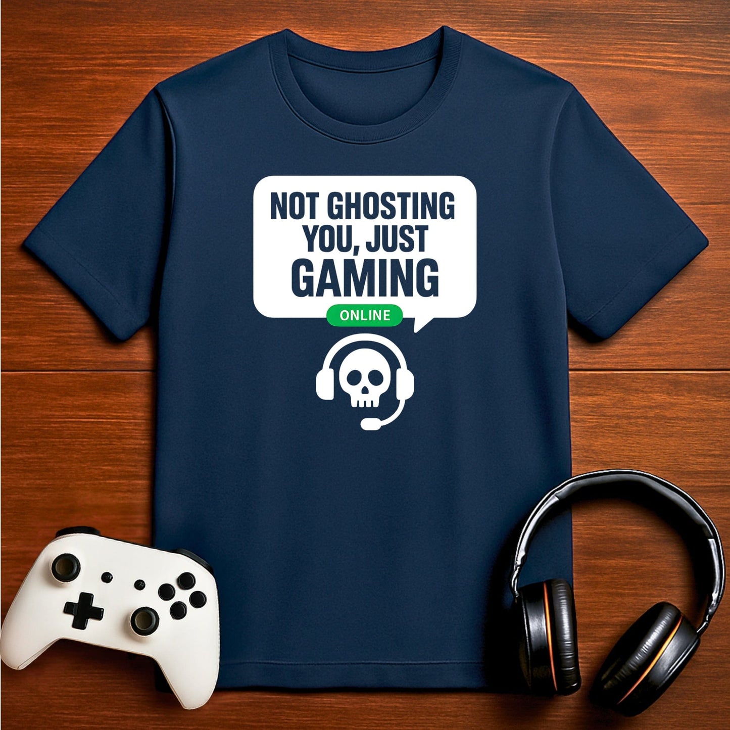 T-Shirt Navy / S Gaming Mode > Social Mode T-shirt