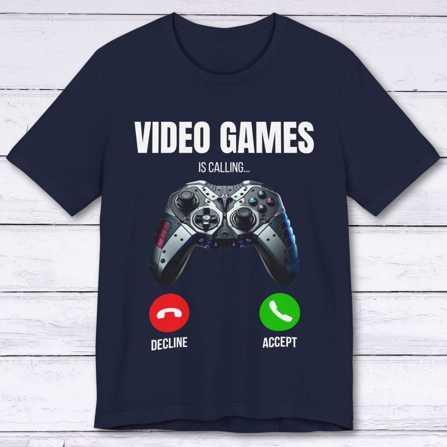 T-Shirt Navy / S Gaming: On the Other Line T-shirt